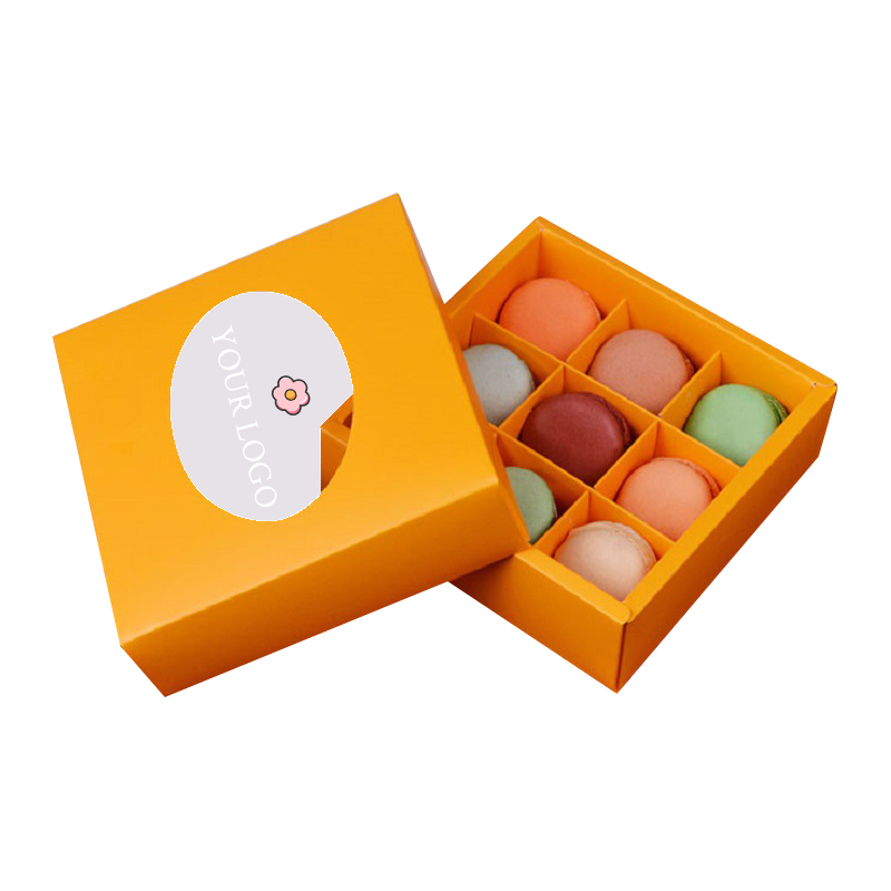 中秋蛋黄酥月饼包装马卡龙法式甜品纸盒