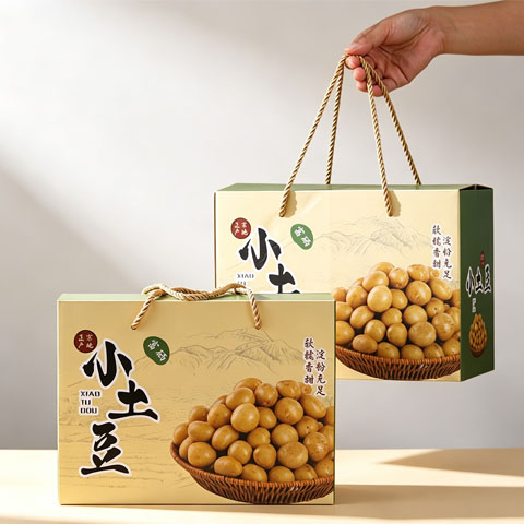 新款3-5斤小土豆包装盒马铃薯箱子包装箱礼品盒可定制